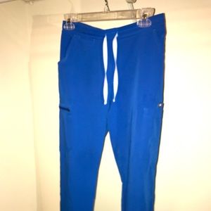 FIGS Royal Blue scrubs Size XS Straight leg fit